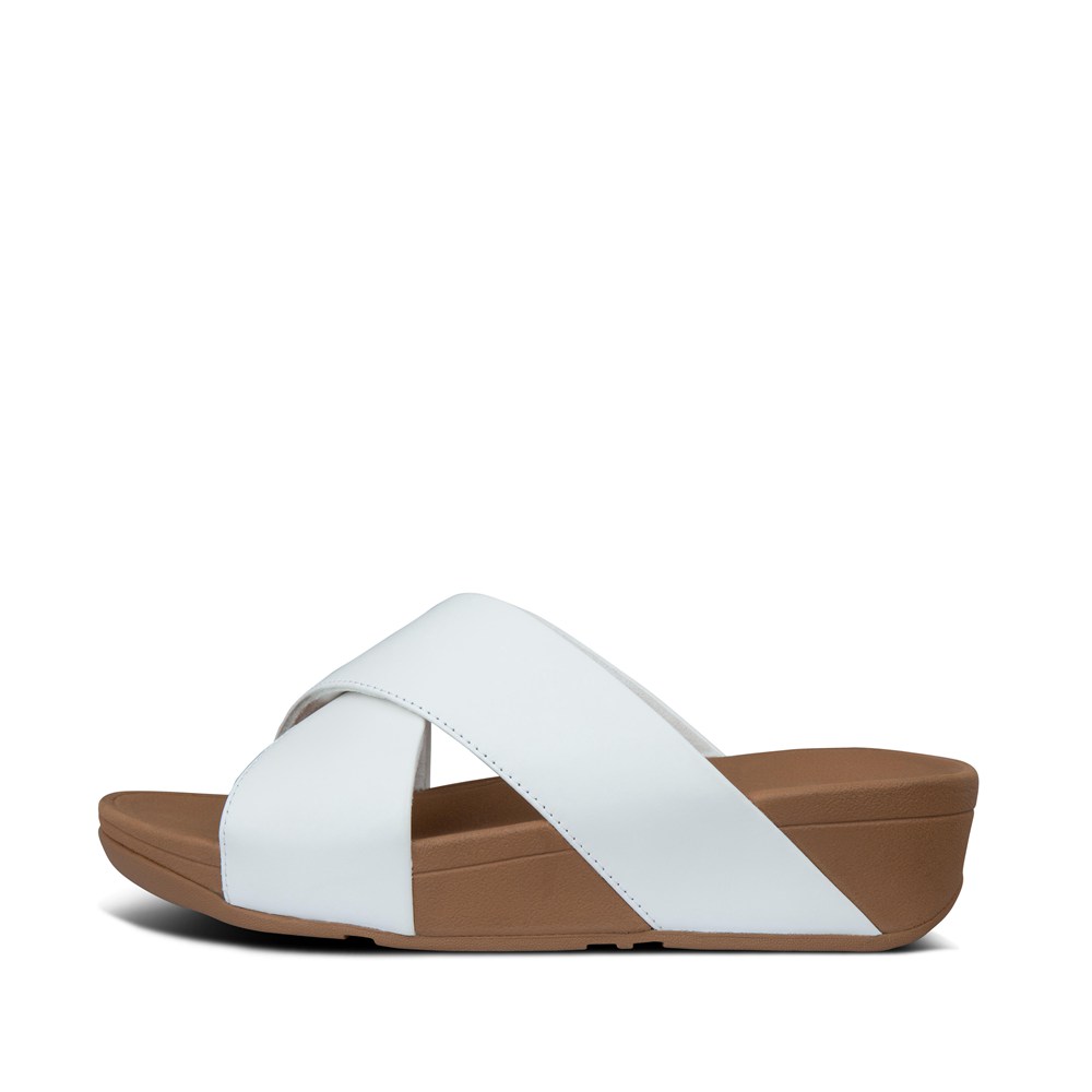 blue denim mules